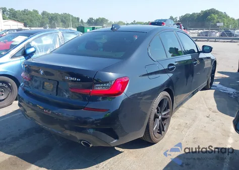 2021 BMW 3 Series 330E xDrive из США, поврежденный, VIN 3MW5P9J08M8B52752